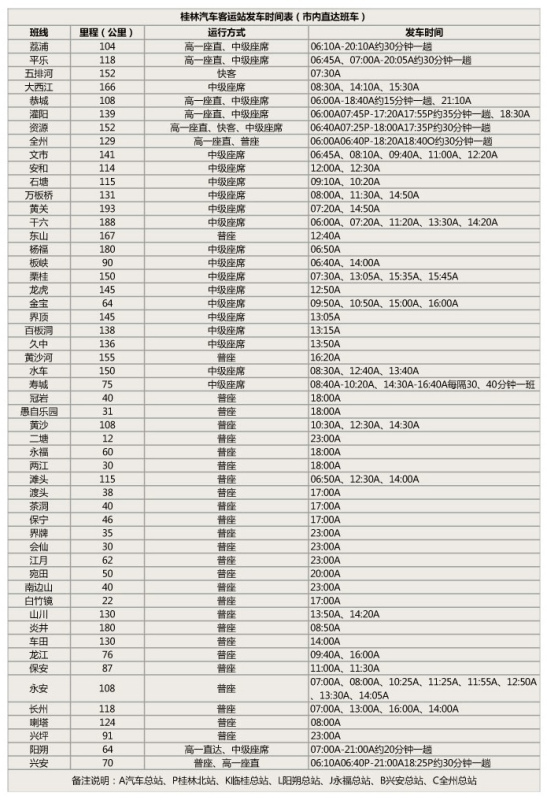 荔浦汽车站最新时刻表全面解析